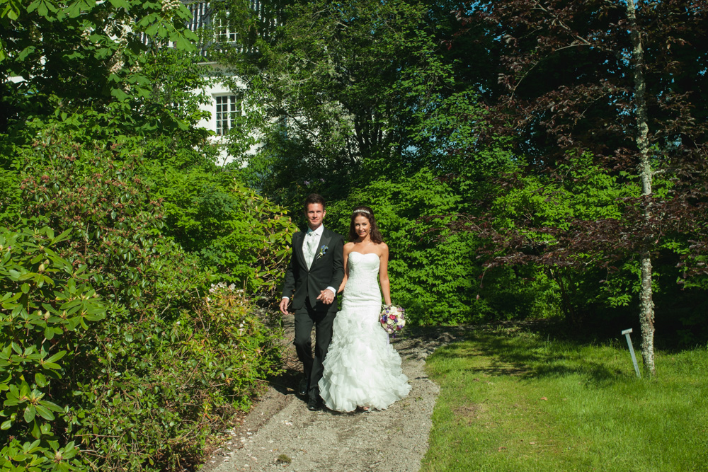 Camilla og Andrés bryllup på Baldersnäs Herrgård 1.juni 2013